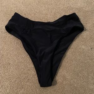 high waisted bikini bottom